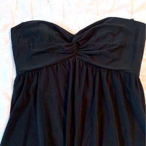 David Meister Strapless Cocktail Dress